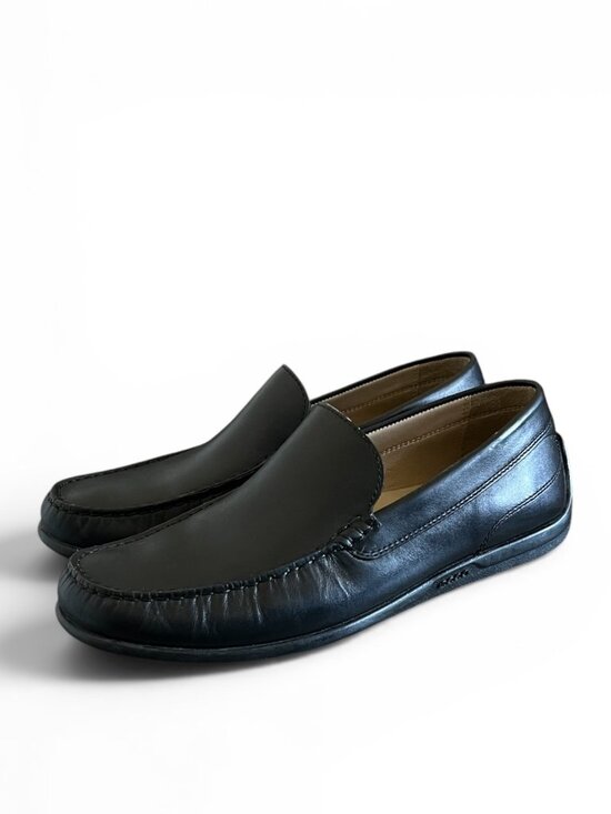 ECCO Men\'s Leather Classic Moc II Driving Loafers In Black Size 40/6.5 main image 8